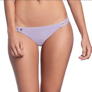 NWT MAAJI Split hip reversible lavender floral signature cut bikini bottom new